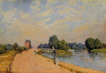 阿爾弗萊德 西斯萊 The Road from Hampton Court 阿爾弗萊德 西斯萊 The Road from Hampton Court